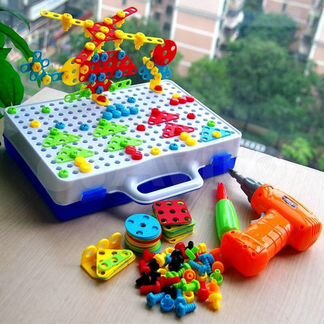 Конструктор мозаика с шуруповертом Creative Mosaic