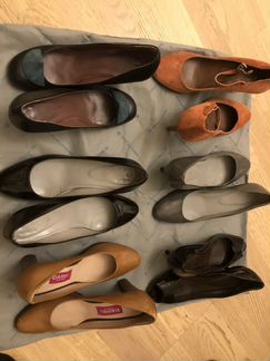 Туфли кожаные Sergio Rossi, Pollini,б/у, 37,5 -38