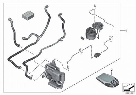 Комплект дооснащения Webasto BMW Х3 Х4 G01 G02