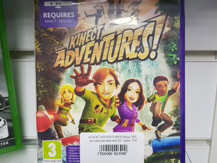 Xbox 360 kinect adventures б.у