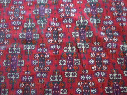 Ковер, антикварный 100 шерсть туркменский