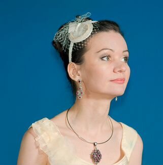 Украшение для волос, праздничная вуалетка