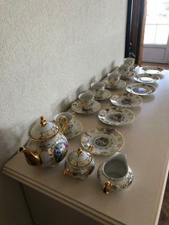 Сервиз чайный Dalovice на 6 персон. Три нимфы