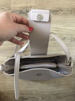 Сумка новая пудровая