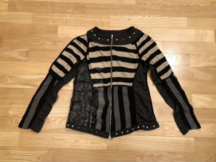 Pianura Studio полосаиый жакет на молнии