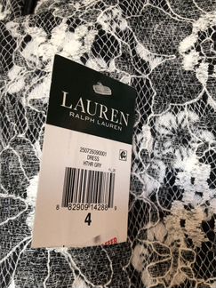 Ralph Lauren новое кружевное Платье оригинал