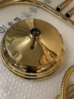 Напольная душевая система Lineatre золото 24k