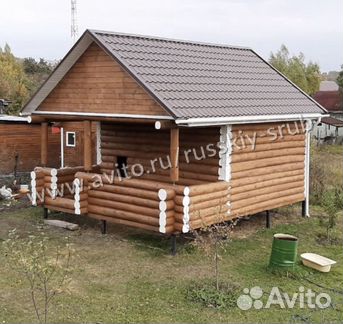 Сруб бани