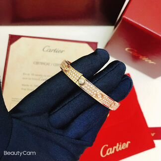 Браслет Картье из золота 750 пробы и бриллиантов