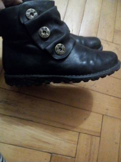 Ботинки демисезонные натуральная кожа ecco