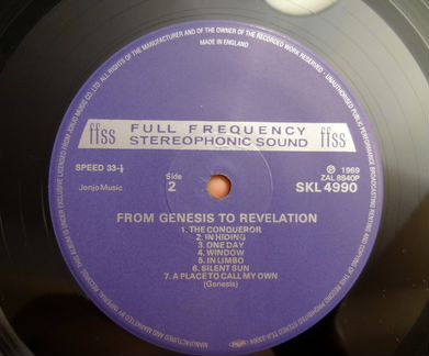 Genesis From Genesis to Revelation 1969 Audiophile