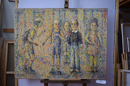 Картина « Взрослые дети», 130х100, хм, 2015г