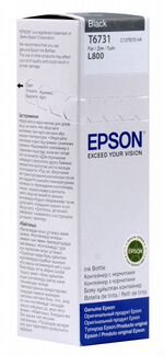 T6731 (Bk) Контейнер с чернилами epson оригинальны