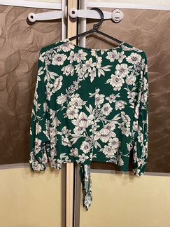 Новый топ Zara с узлом, блуза с узлом