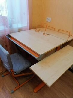 Растущая парта и стул 