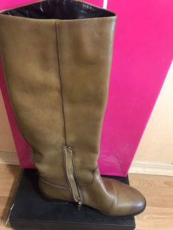 Сапоги женские кожаные