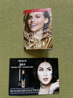 Тестеры тонального крема, консилера Clarins, Kat V