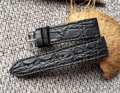 Ремешок из кожи крокодила 22/20 от haymar