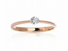Новое кольцо с бриллиантом 0.13 карат объявление продам