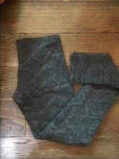 Легинсы новые Wolford питон темно серые размер S