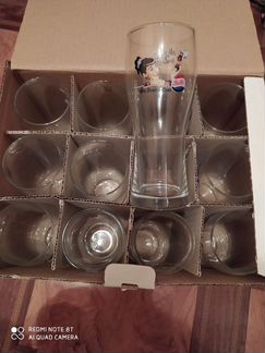 Набор стеклянных стаканов