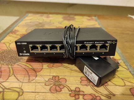 Коммутатор D link DGS 1008D