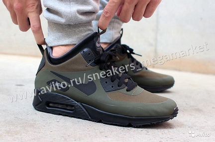 Кроссовки Nike Air Max 90 Mid Green (41-45)