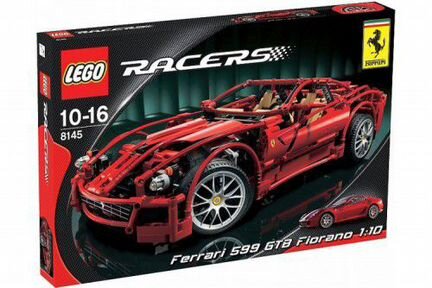 Lego Лего 8145 Racers Ferrari 599 GTB Fiorano 1:10