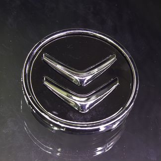 Заглушки литых диск Citroen 60мм черные