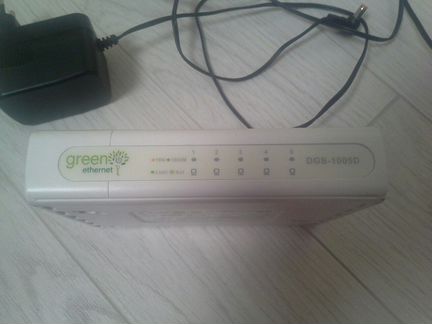 Коммутатор D-Link DGS-1005D Green ethernet