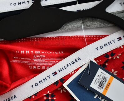 Комплект трусов-хипстер 3 шт. tommy hilfiger. S