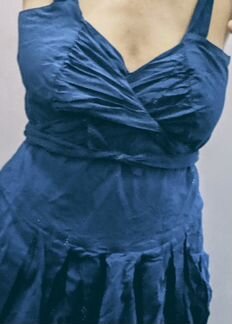 Васильковое платье Oasis Jeans