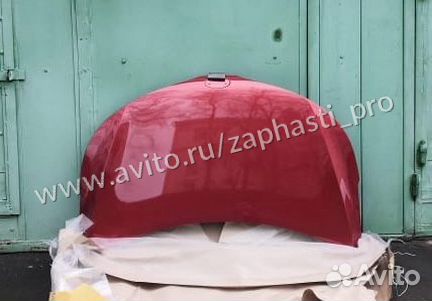 Капот kia rio 3 red 2011