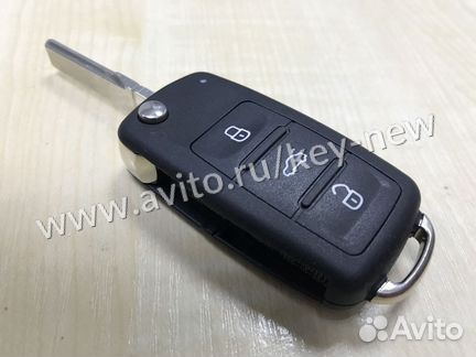 Ключ VW Tiguan выкидной три кнопки
