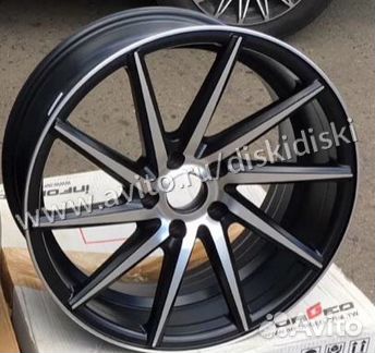 Вертушки 5-112 Чёрный серебром Skoda Octavia R17