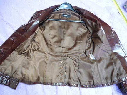 Кожаная куртка-пиджак произ. Италия, (ivagio)