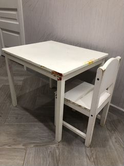 Детский столик и стульчик IKEA