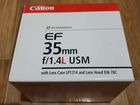 Canon EF 35mm f/1.4L usm б/у, Canon EF 100mm f/2.8