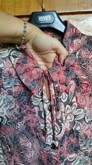 Жакет нарядный, бордовый, размер 50-52