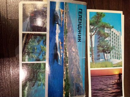 Советские наборы открытки города