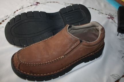 Туфли нубук коричневые