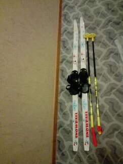 Лыжи беговые детские универсальное крепление