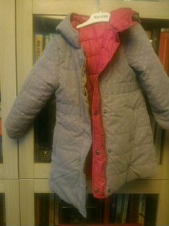 Осенне-весенняя, двусторонняя куртка для девочки