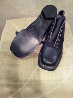 Лыжные ботинки юфтевые (СССР)