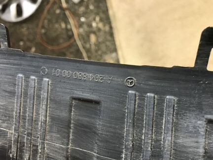 Накладка заднего бампера Mercedes GLK x204