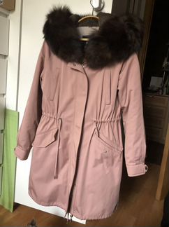 Парка с натуральным мехом (соболь)