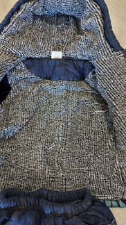 Костюм на осень джинса с флисом