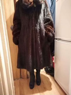 Шуба норковая цельная