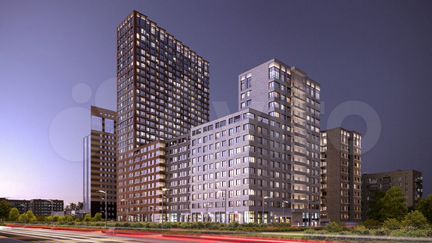 1-к апартаменты, 41.8 м², 2/12 эт.