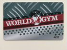 Карта World Gym на 100 посещений